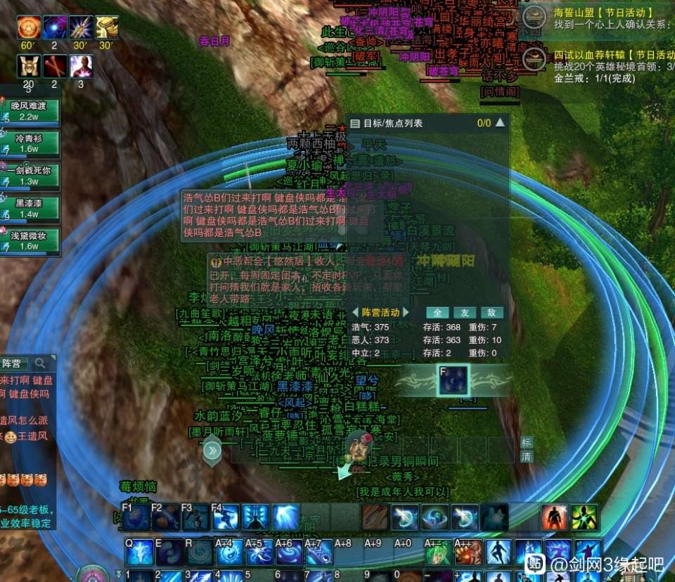 浩气盟恶人谷战况_剑网三怀旧服大攻防_剑三帮会发展